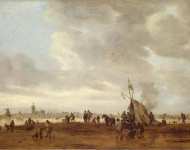 Goyen Jan van Winter Scene near The Hague - Hermitage